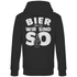 Bier und ich wir sind so - Unisex Hoodie Black