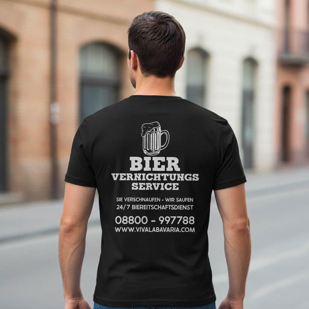 Bier vernichtungs Service - Herren Shirt