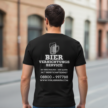Bier vernichtungs Service - Herren Shirt