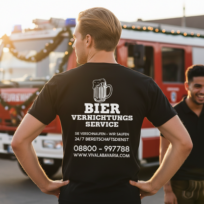 Bier vernichtungs Service - Herren V-Neck Shirt