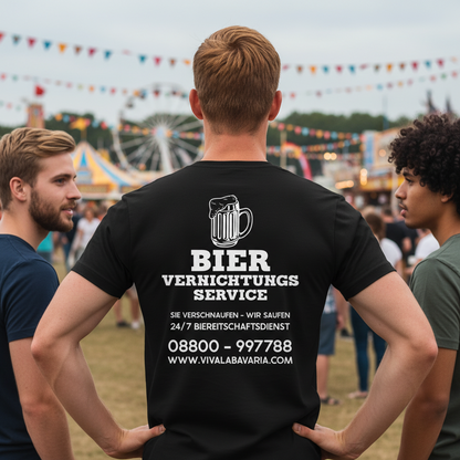 Bier vernichtungs Service - Herren V-Neck Shirt