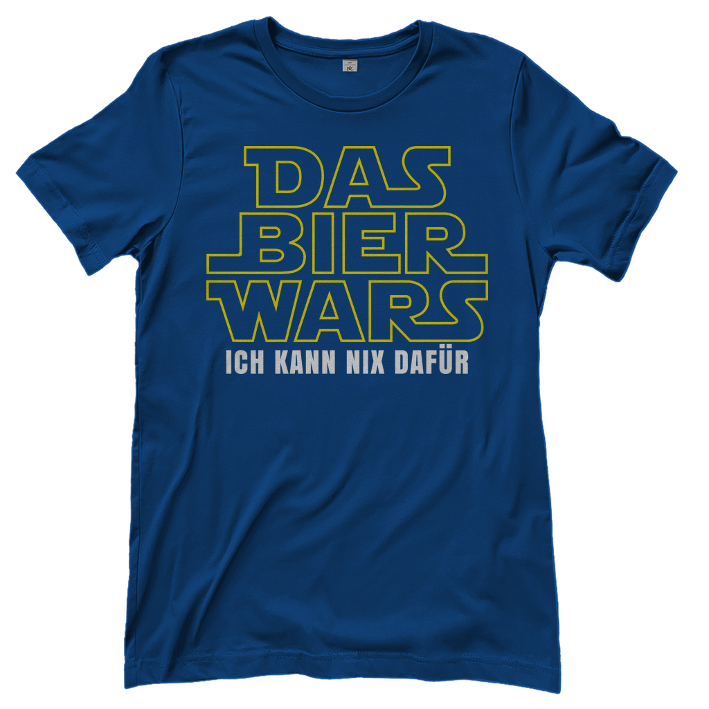 Das Bier Wars ich kann nix dafür Star Wars - Damenshirt Royal Blue