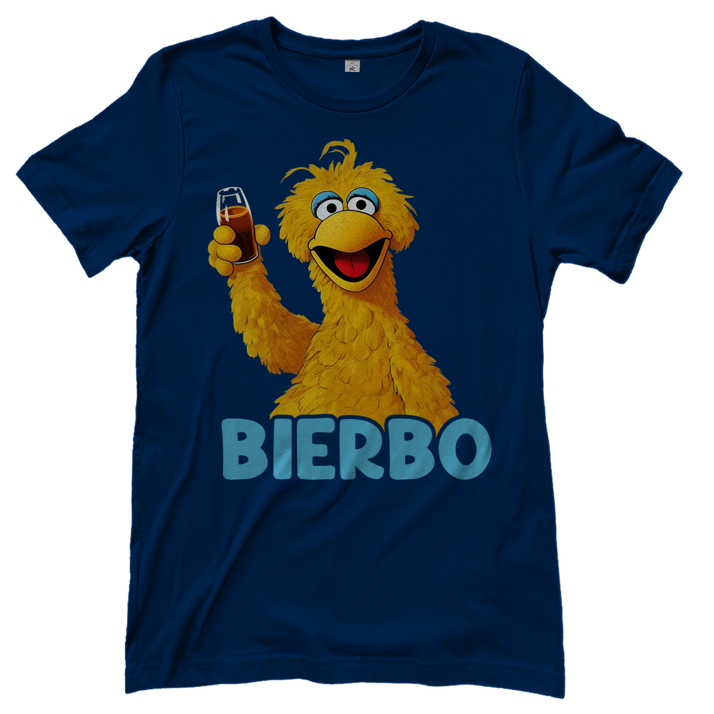 Sesamstraße - Bibo Bierbo - Damenshirt Navy