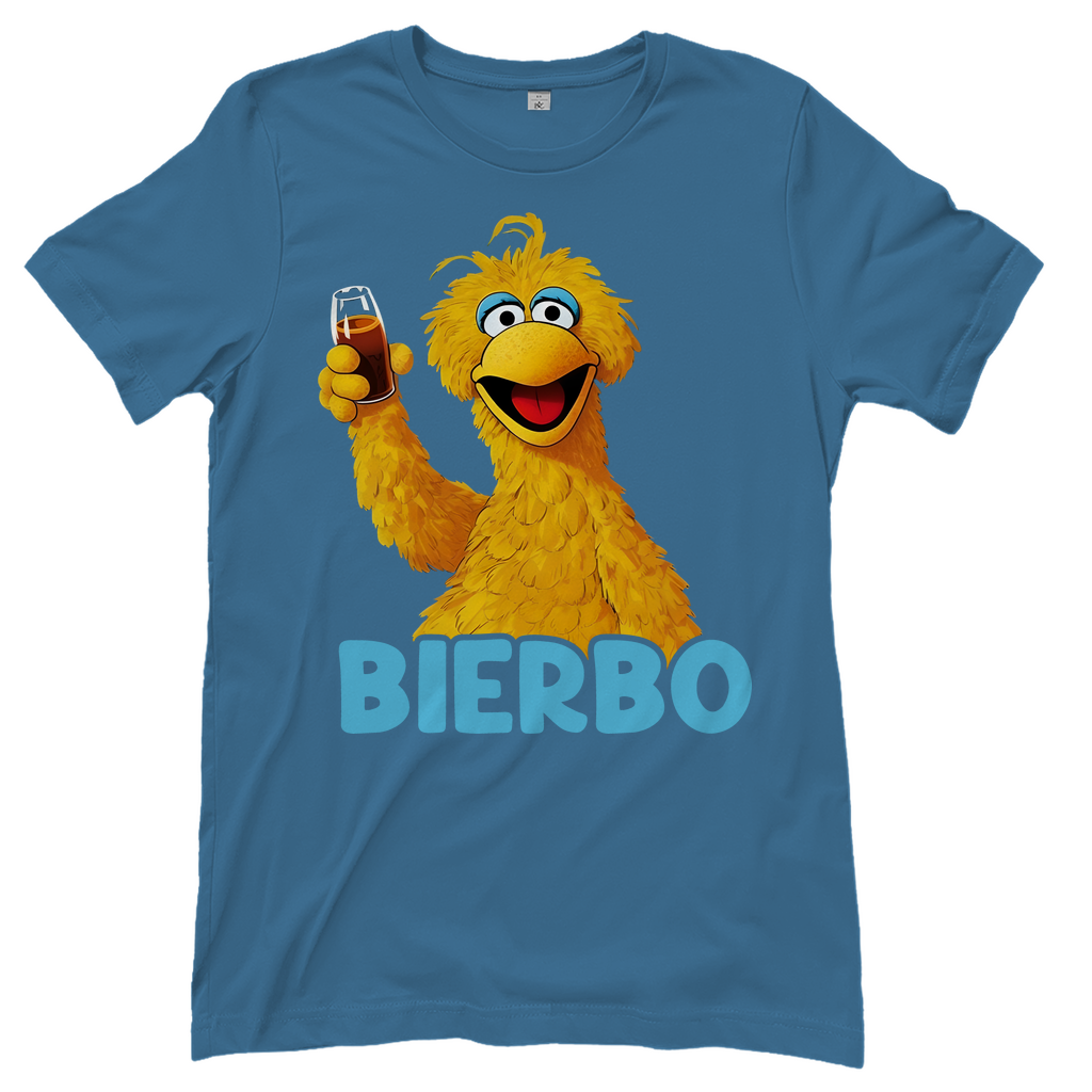 Sesamstraße - Bibo Bierbo - Damenshirt Stone Blue
