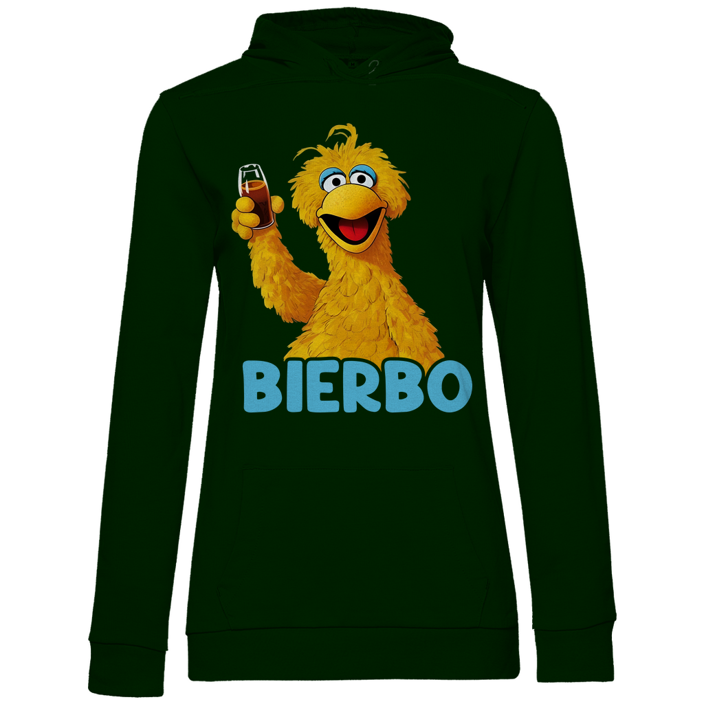 Sesamstraße - Bibo Bierbo - Damen Hoodie Forest Green