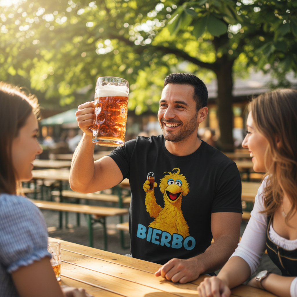 Sesamstraße - Bibo Bierbo - Herren Shirt