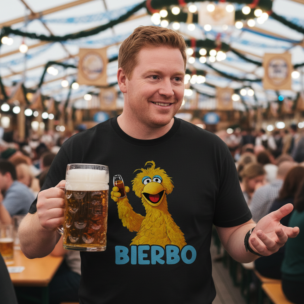Sesamstraße - Bibo Bierbo - Herren Shirt