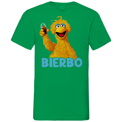 Sesamstraße - Bibo Bierbo - Herren V-Neck Shirt Kelly Green