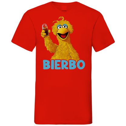 Sesamstraße - Bibo Bierbo - Herren V-Neck Shirt Red