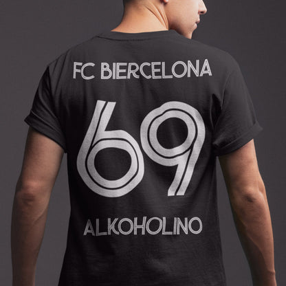 FC Biercelona Alkoholino 69 Fußball - Herren V-Neck Shirt