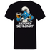 Bierchen Schlumpf Grafik - Herren V-Neck Shirt Black