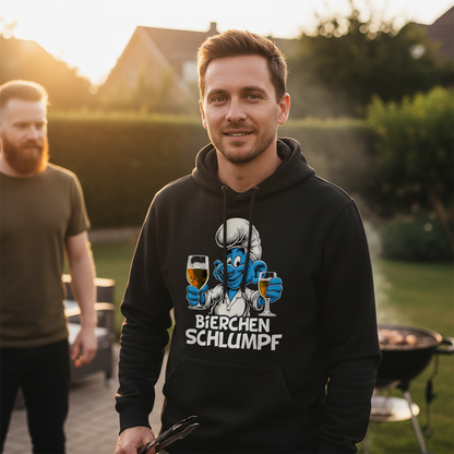 Bierchen Schlumpf Grafik - Unisex Hoodie