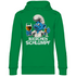 Bierchen Schlumpf Grafik - Unisex Hoodie Kelly Green