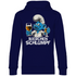 Bierchen Schlumpf Grafik - Unisex Hoodie Navy Blue