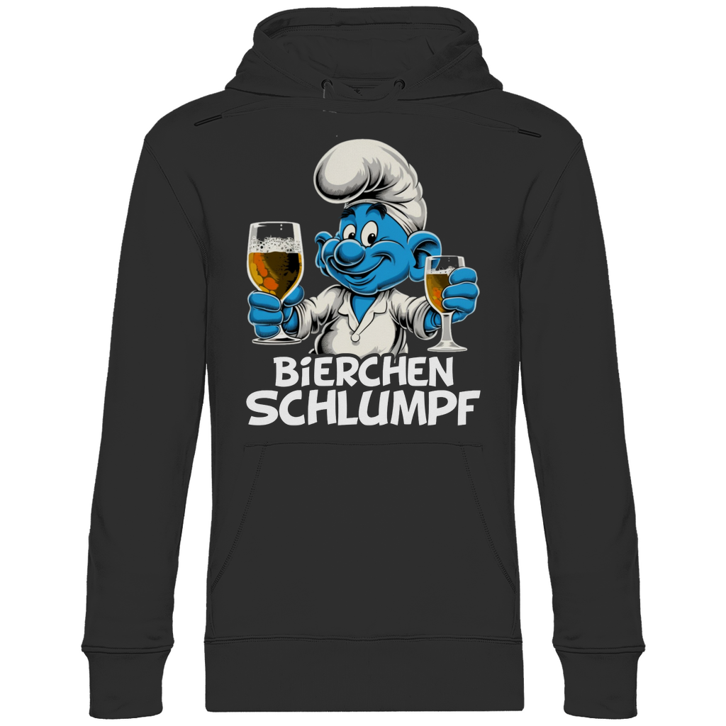 Bierchen Schlumpf Grafik - Unisex Hoodie Black