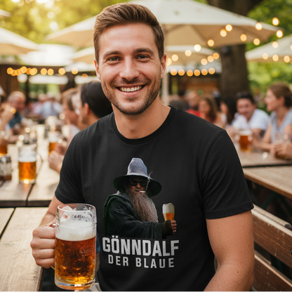 Gönndalf der Blaue T-Shirt Herren - Erwartet Meine Rückkehr - HDR Shirt