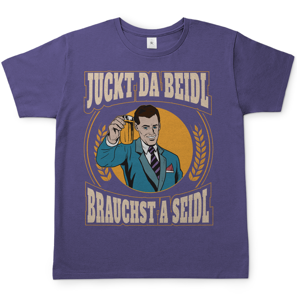 Juckt da Beidl brauchst a Seidl - Herren Shirt Millennial Lilac
