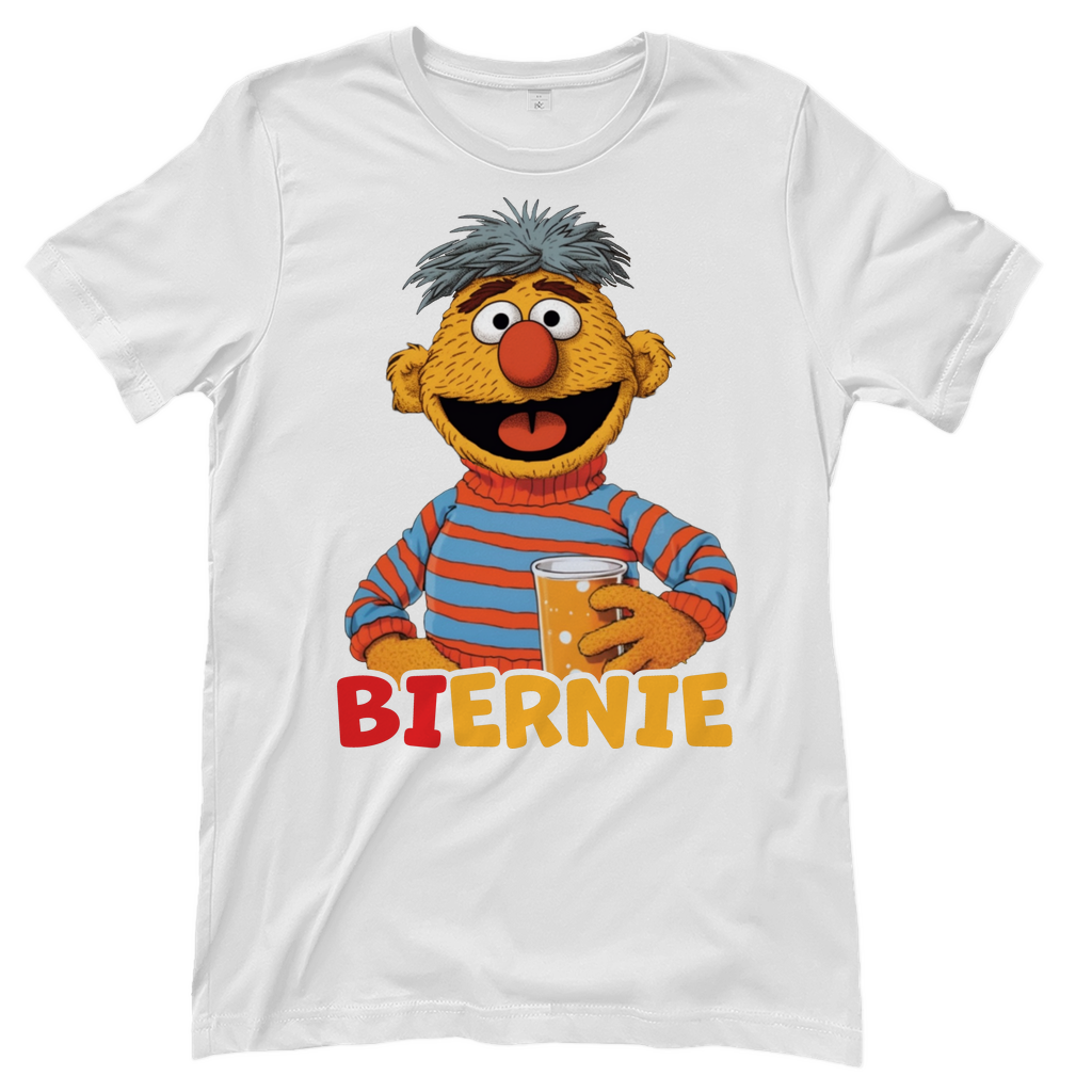 Sesamstraße - Ernie Biernie - Damenshirt White
