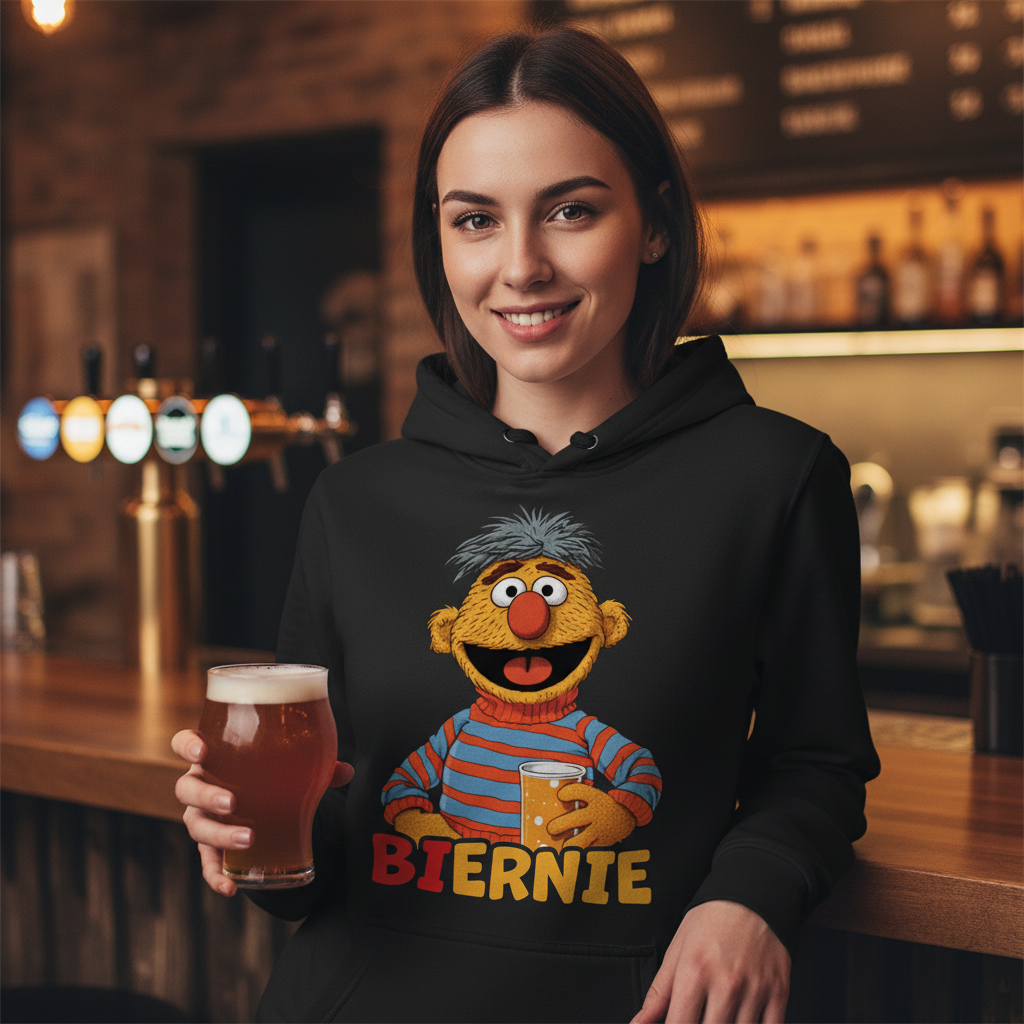 Sesamstraße - Ernie Biernie - Damen Hoodie