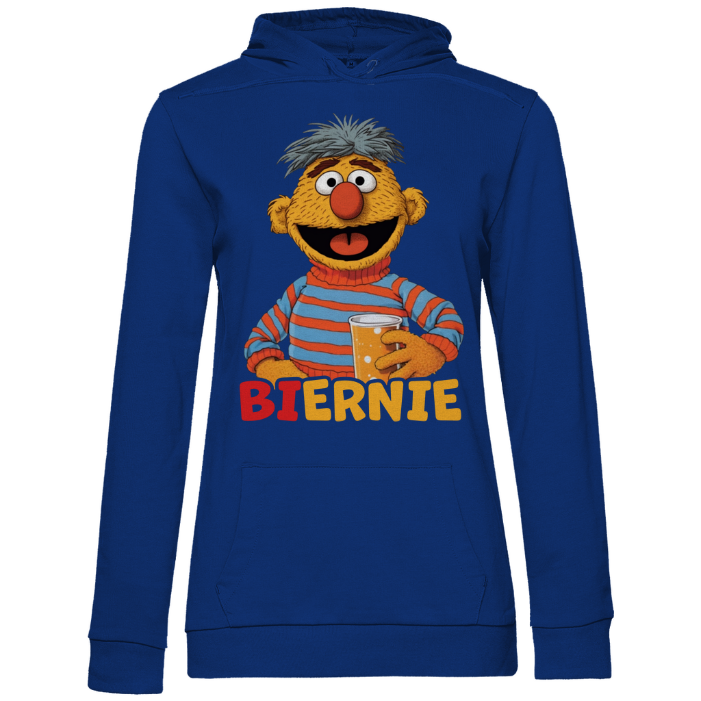 Sesamstraße - Ernie Biernie - Damen Hoodie Royal