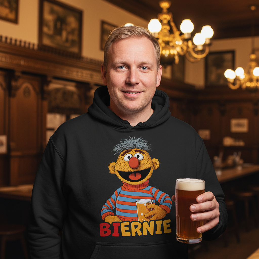 Sesamstraße - Ernie Biernie - Unisex Hoodie