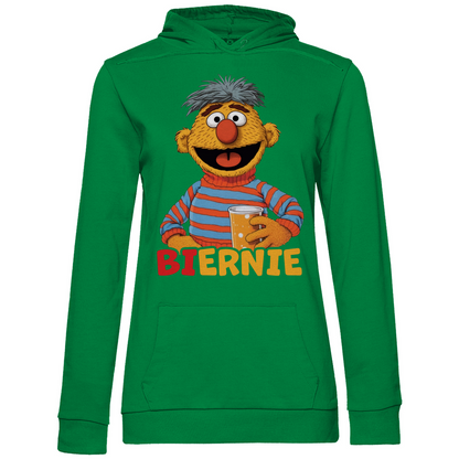 Sesamstraße - Ernie Biernie - Damen Hoodie Kelly Green