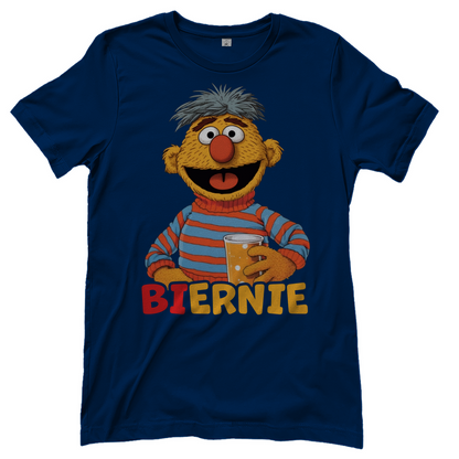 Sesamstraße - Ernie Biernie - Damenshirt Navy