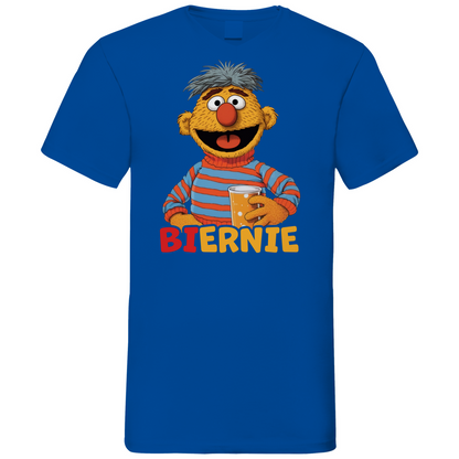 Sesamstraße - Ernie Biernie - Herren V-Neck Shirt Royal Blue