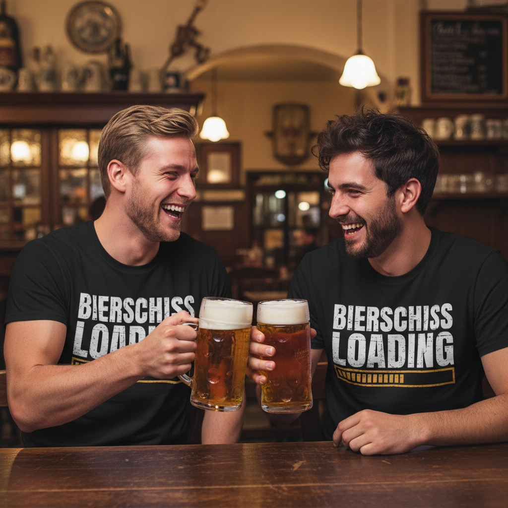 Bierschiss Loading - Herren Shirt