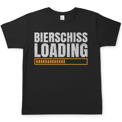 Bierschiss Loading - Herren Shirt Black