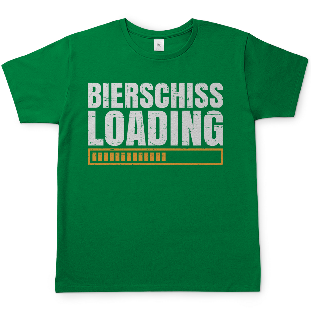 Bierschiss Loading - Herren Shirt Kelly Green