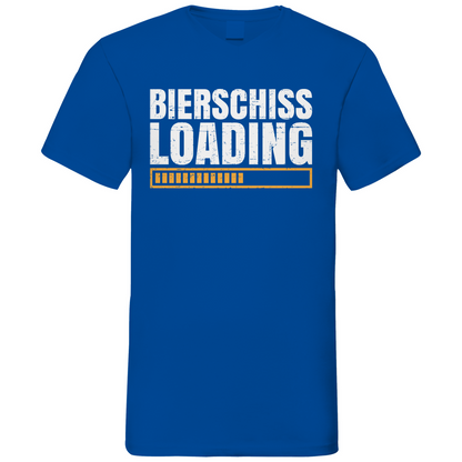 Bierschiss Loading - Herren V-Neck Shirt Royal Blue