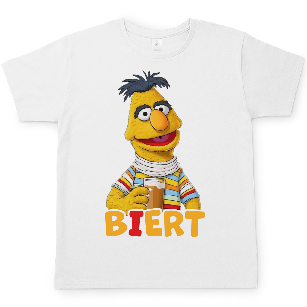 Sesamstraße - Bert Biert - Herren Shirt White