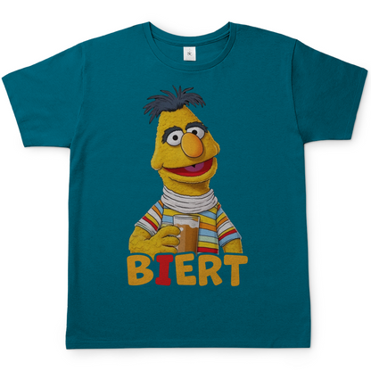 Sesamstraße - Bert Biert - Herren Shirt Diva Blue