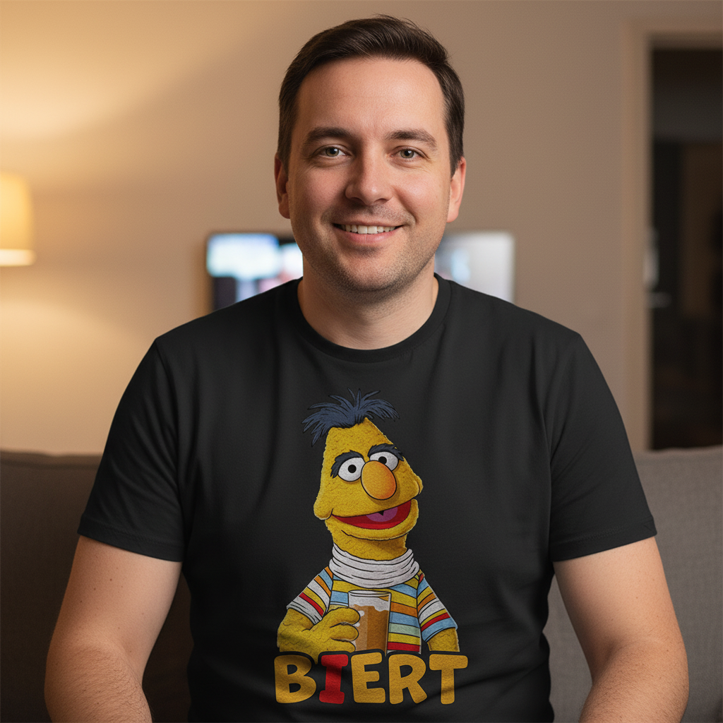 Sesamstraße - Bert Biert - Herren Shirt