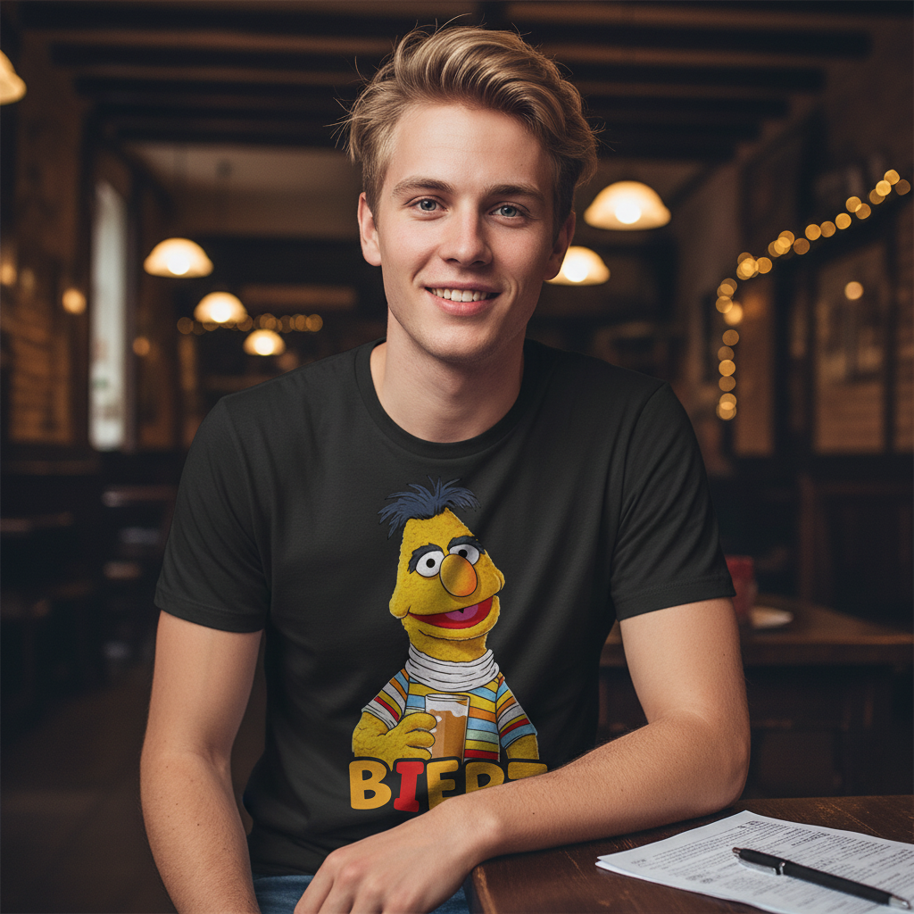 Sesamstraße - Bert Biert - Herren Shirt