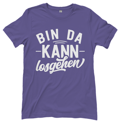 Bin da kann losgehen - Damenshirt Millennial Lilac
