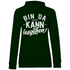 Bin da kann losgehen - Damen Hoodie Forest Green