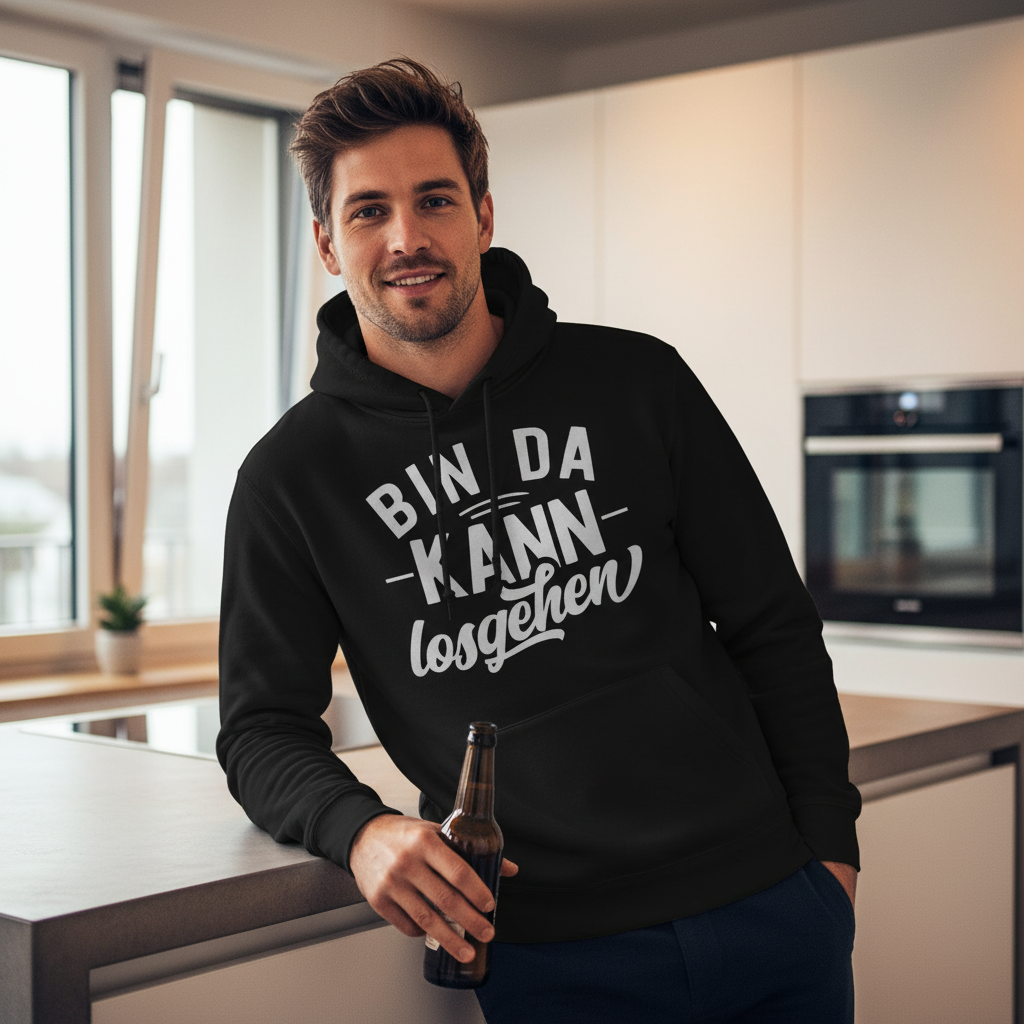Bin da kann losgehen - Unisex Hoodie