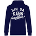 Bin da kann losgehen - Unisex Hoodie Navy Blue