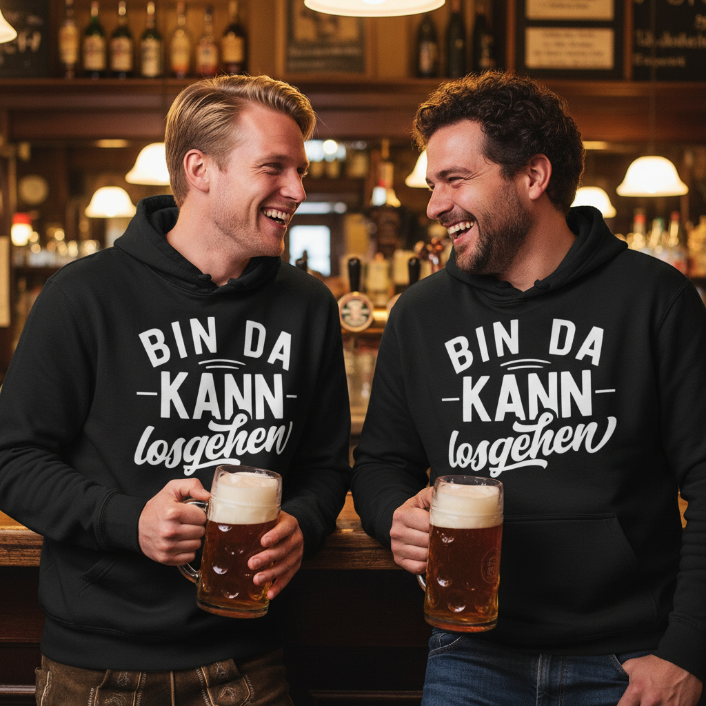 Bin da kann losgehen - Unisex Hoodie