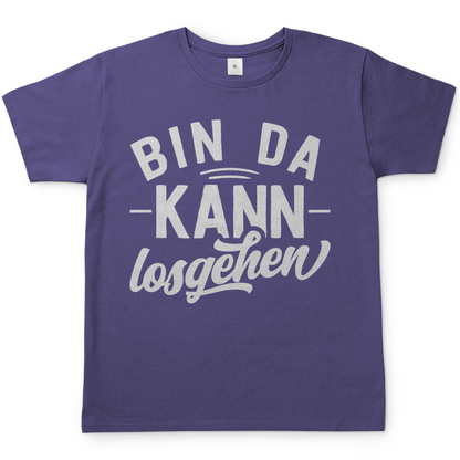 Bin da kann losgehen - Herren Shirt Millennial Lilac