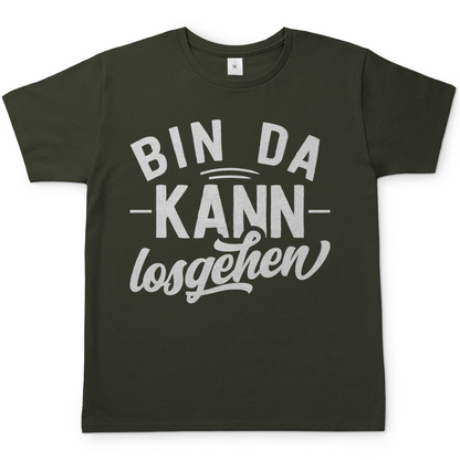 Bin da kann losgehen - Herren Shirt Urban Khaki