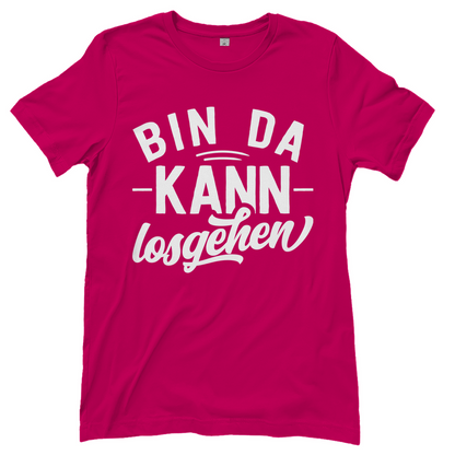 Bin da kann losgehen - Damenshirt Sorbet