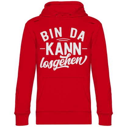 Bin da kann losgehen - Unisex Hoodie Red