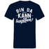 Bin da kann losgehen - Herren V-Neck Shirt Navy