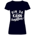 Bin da kann losgehen - V-Neck Damenshirt Deep Navy