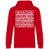 Bitte nicht ansprechen ich bin genervt - Unisex Hoodie Red