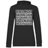 Bitte nicht ansprechen ich bin genervt - Damen Hoodie Black