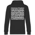 Bitte nicht ansprechen ich bin genervt - Unisex Hoodie Black